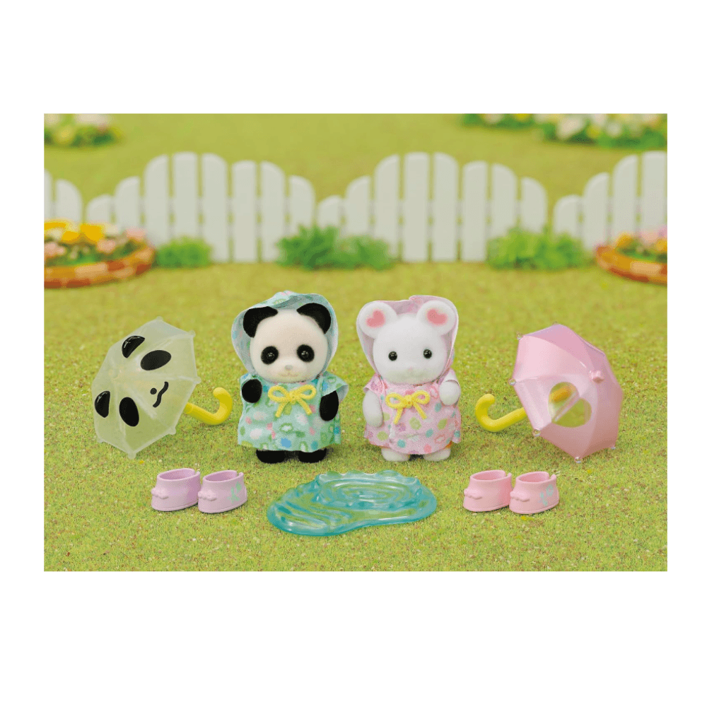 Sylvanian Families Nursery Friends Rainy Day Duo