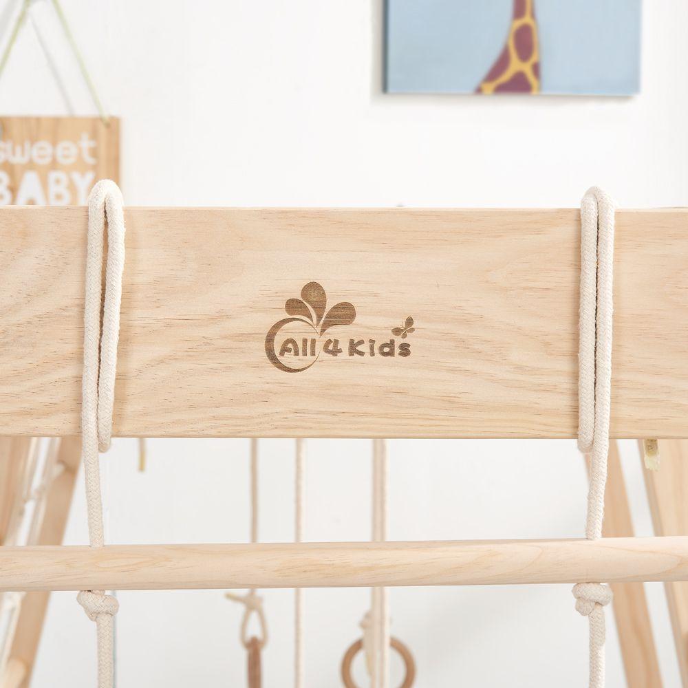 All 4 Kids Hudson Timber Pikler Baby Activity Play Center