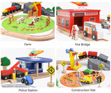 Onshine 141 pcs Train Track City Set