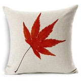 All 4 Kids 45cm Square Throw Pillow Cushion Cover - Maple Leaf