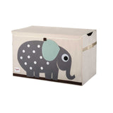 3 Sprouts Fabric Toy Chest - Grey Elephant