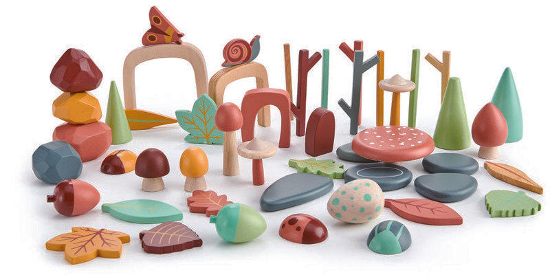 Tender Leaf Toys Wooden My Forest Floor Set