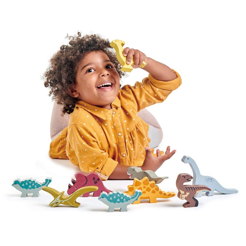 Tender Leaf Toys Wooden Animal Ankylosaurus