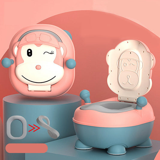 Joy Baby My Best Friend Animal Potty - Pink Monkey