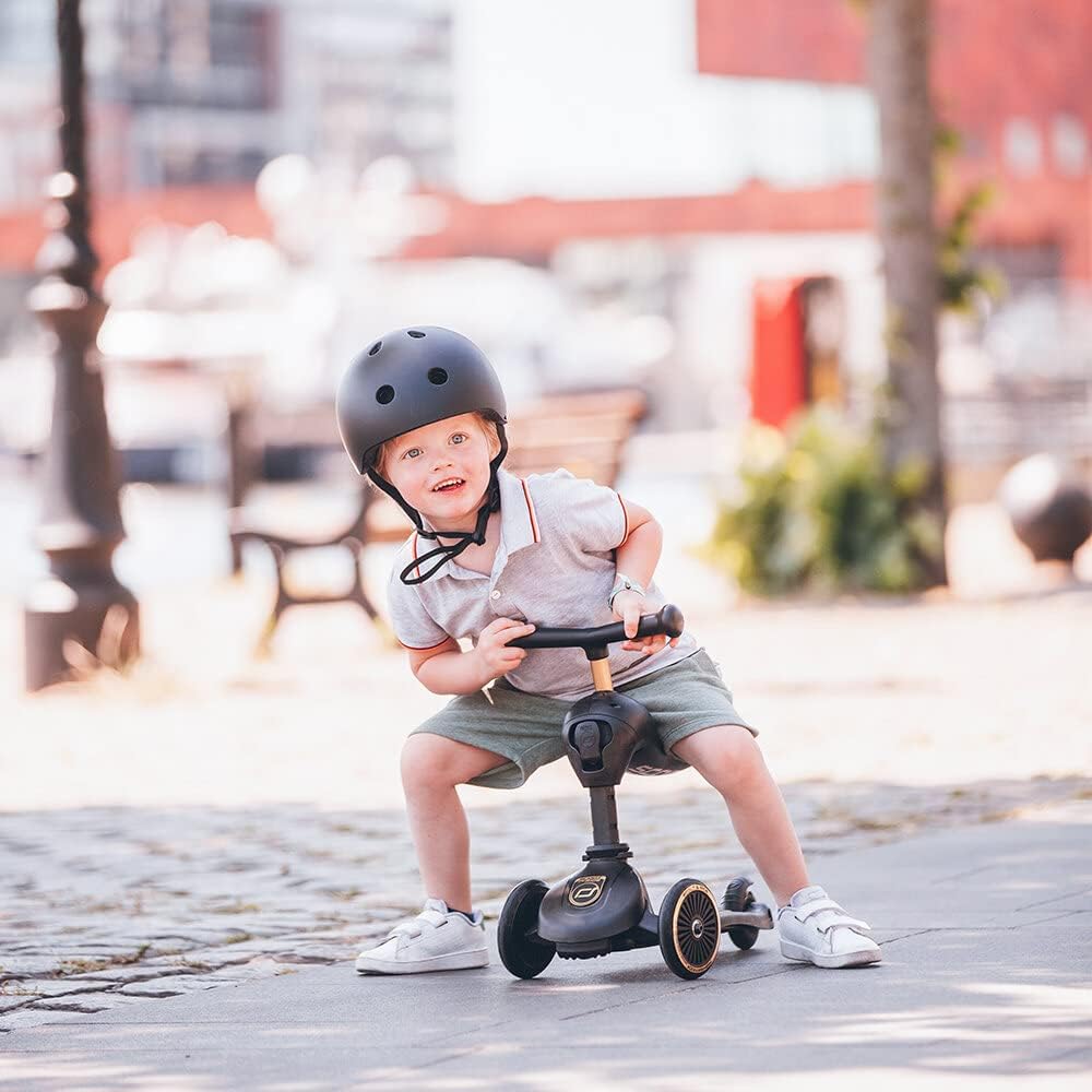 Scoot & Ride - Highwaykick 1 Kids Scooter - Black/Gold