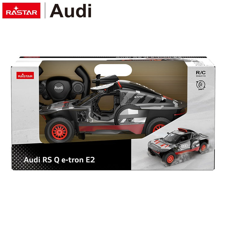 Rastar 1:14 Audi RS Q e-tron E2 Remote Control Car – Officially Licensed Dakar Rally Racer