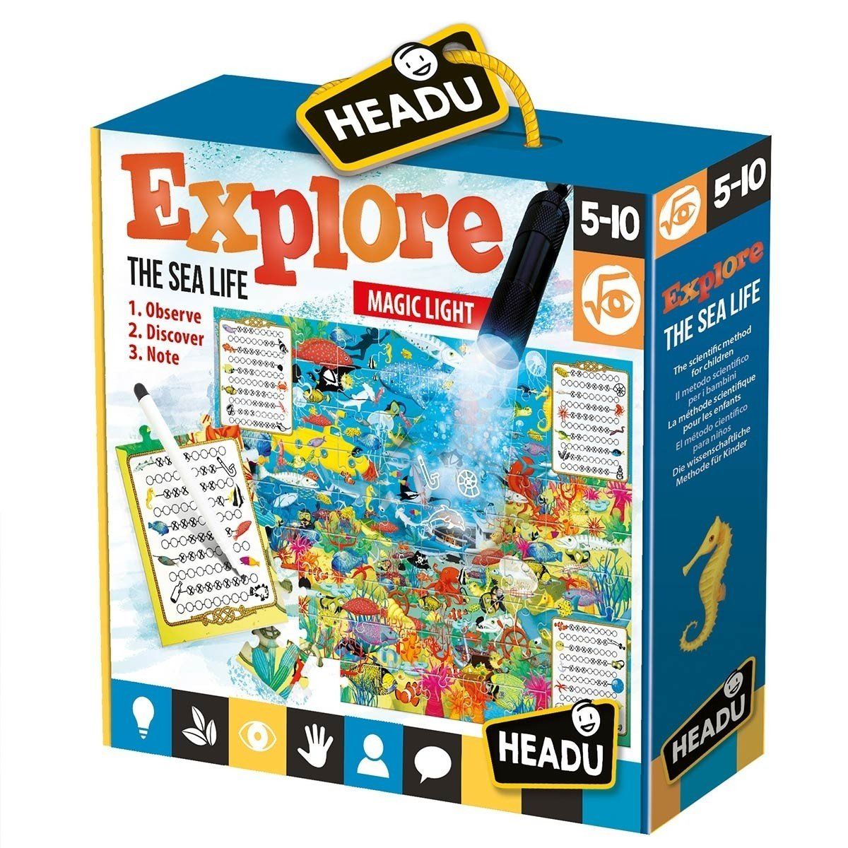 Headu Flash Card Game - Explore the Sea Life