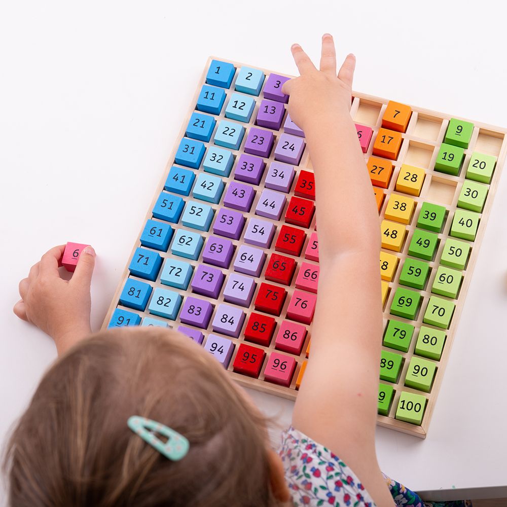 Bigjigs Toys Educational Number Tray