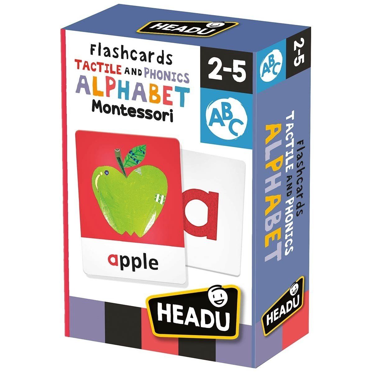 Headu Montessori Tactile and Phonics Alphabet Flashcards
