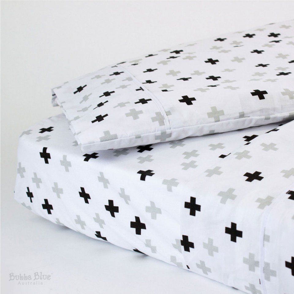 Bubba Blue Polar Bear 3pc Cot Sheet Set