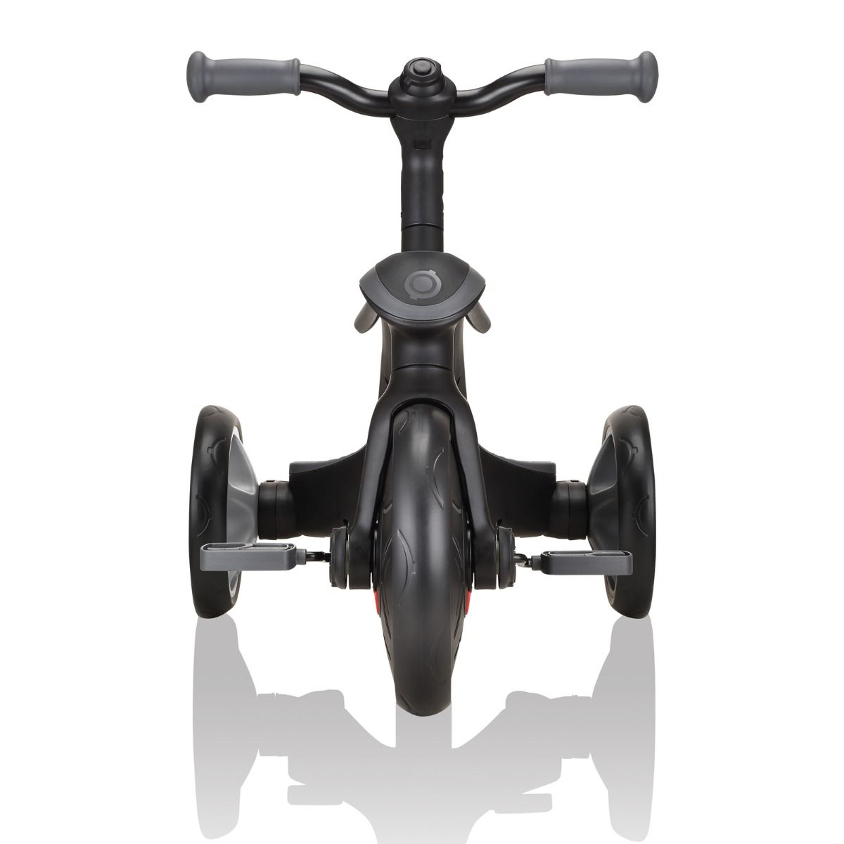 Globber Explorer Trike 4 in 1 DELUXE PLAY - Black/Grey