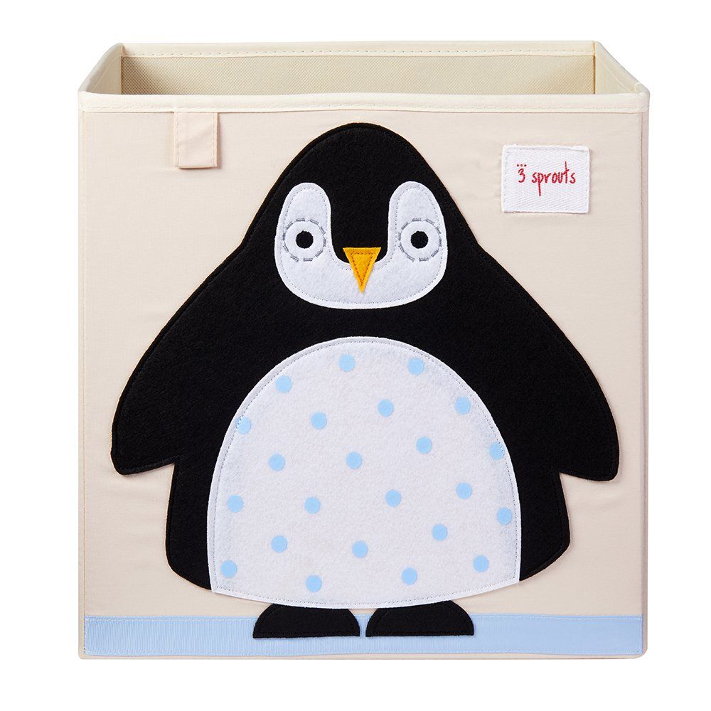 3 Sprouts Storage Box - Penguin