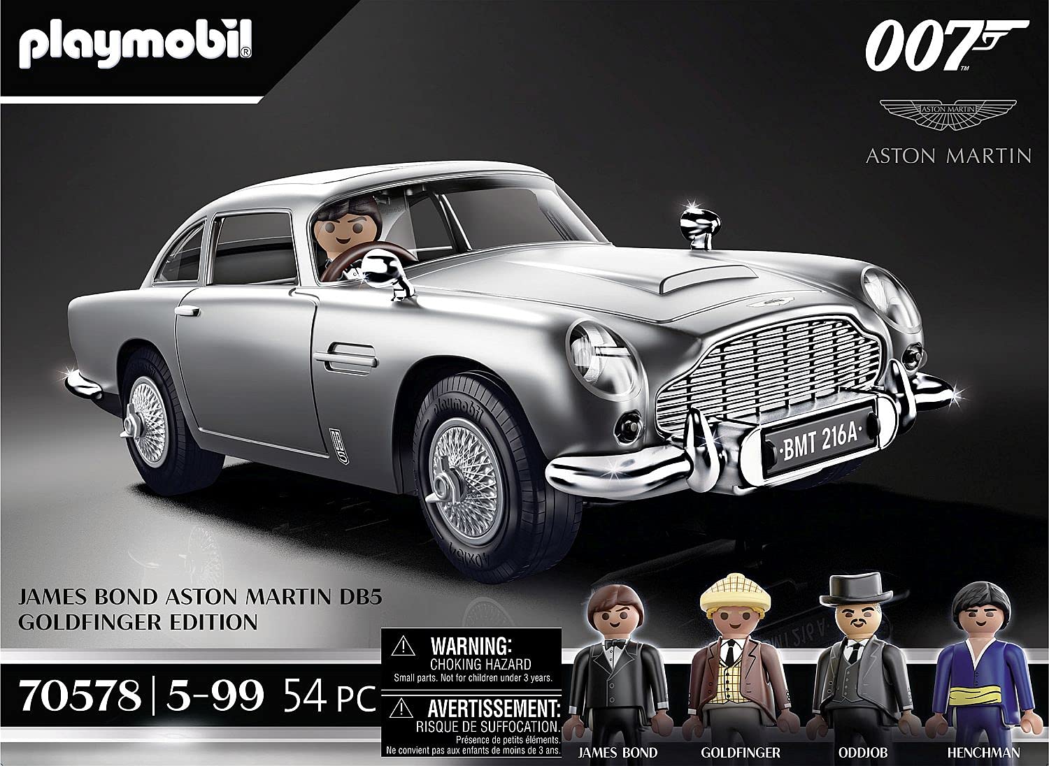 Playmobil James Bond Aston Martin DB5 -Goldfinger Edit