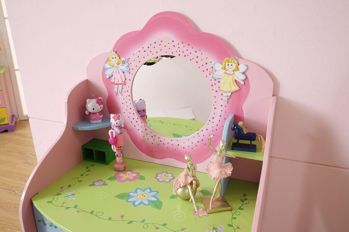 ALL 4 KIDS Olivia the Fairy Girl‘s Dressing Table with Chair