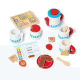 Melissa & Doug Wooden Steep & Serve Tea Set