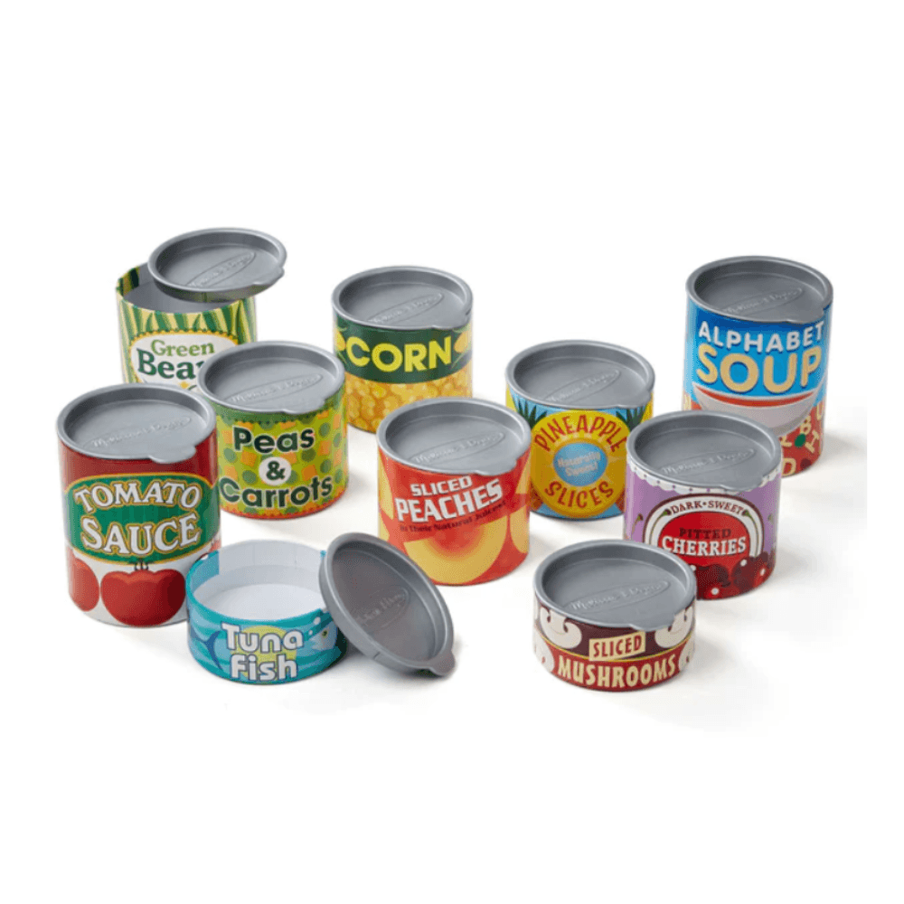 Melissa & Doug Let's Play House! Grocery Cans