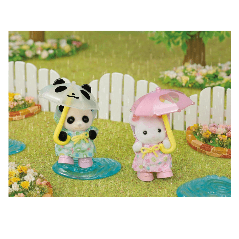 Sylvanian Families Nursery Friends Rainy Day Duo