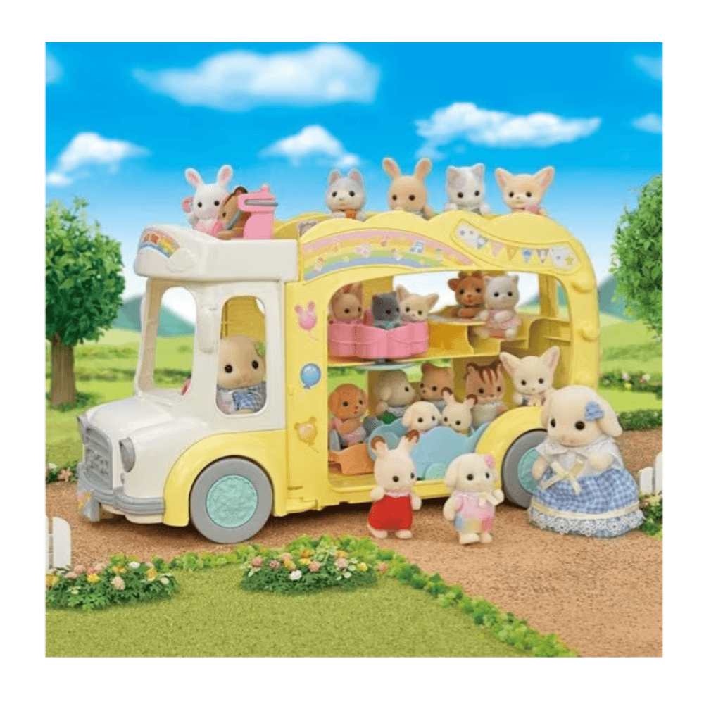 Sylvanian Families Rainbow Fun Nursery Bus