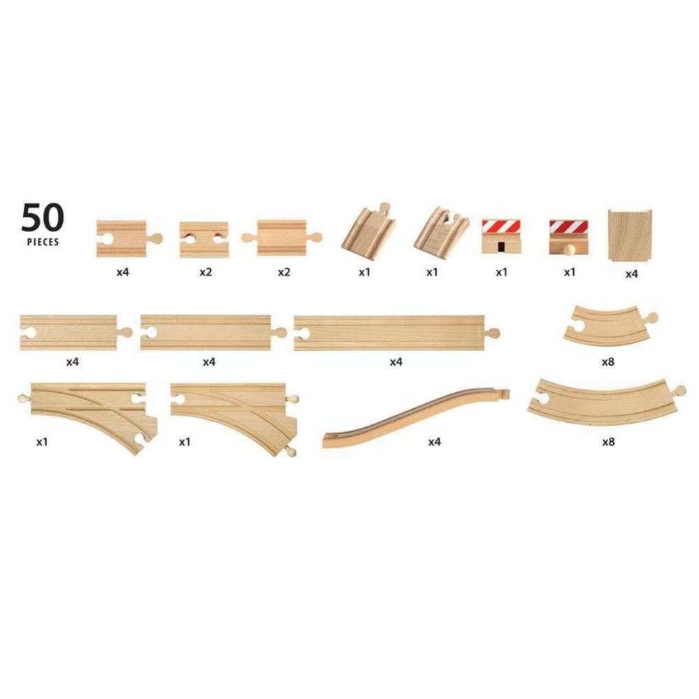 BRIO 50 Piece Track Pack