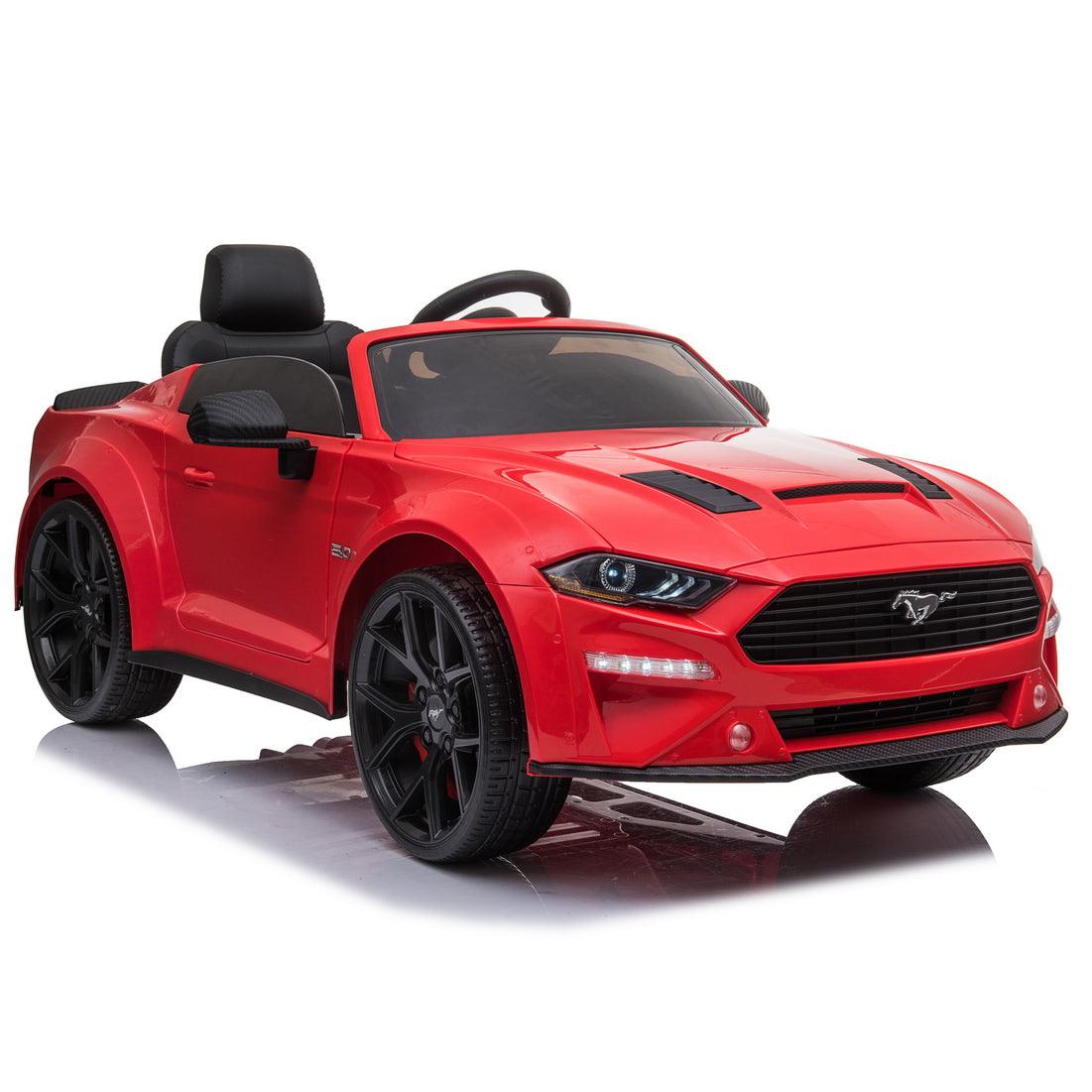 All 4 Kids Licensed Red Ford Mustang Ride On Car