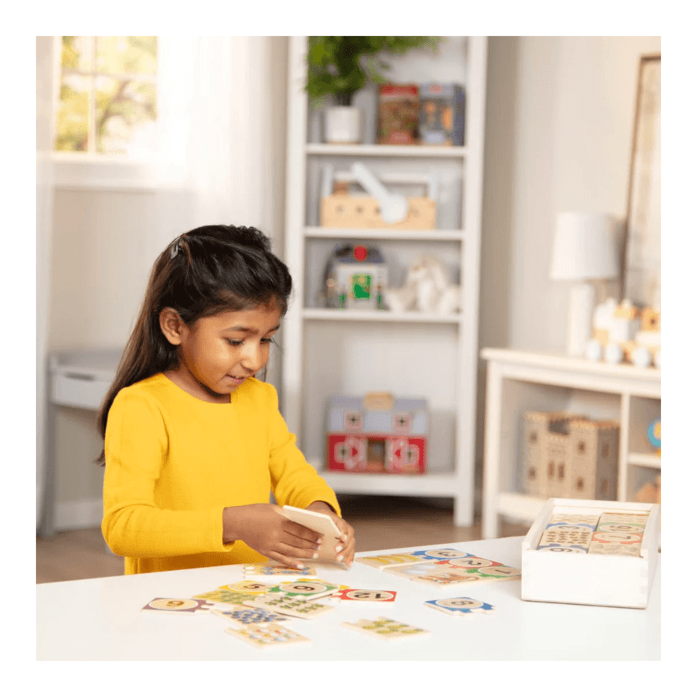 Melissa & Doug Numbers Wooden Puzzle Cards