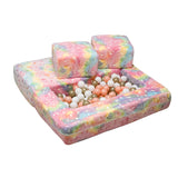 All 4 Kids 4 Pcs Glow in the Dark Unicorn Flip Out Kids Play Modular Couch