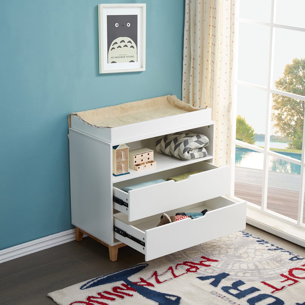 JOY BABY Aurora 2 Drawers Chest of Draw with Change Table