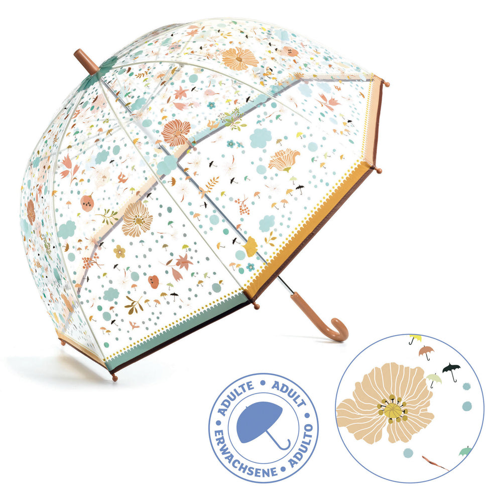 Djeco Little Flowers PVC Adult Umbrella