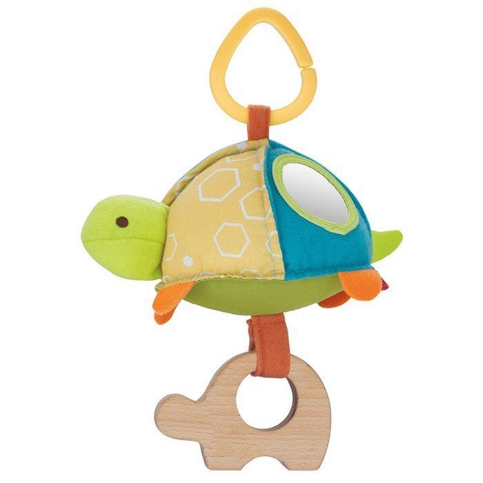 SKIP HOP Giraffe Safari Stroller Toy - Turtle