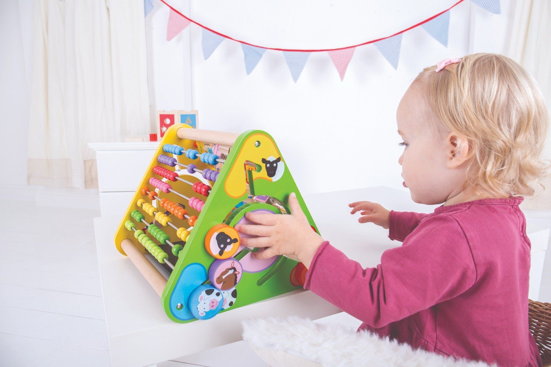 Bigjigs Toys Triangular Activity Centre