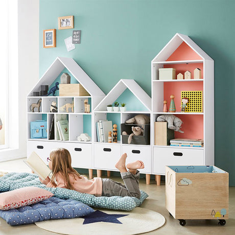 ALL 4 KIDS White Ivy Large Kids Bookcase Storage Unit