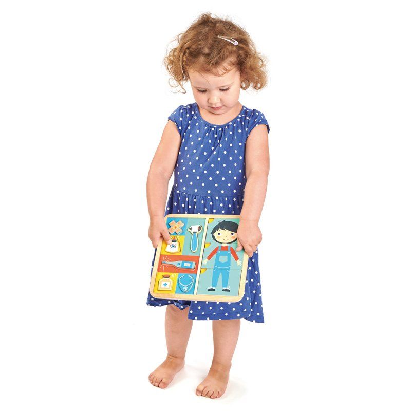Tender Leaf Toys Pretend Ouch Wooden Puzzle
