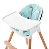JOY  BABY Amelia 2-in-1 Timber Highchair - Blue