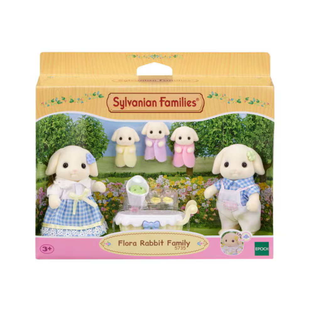 Sylvanian Families Flora Rabbit Family