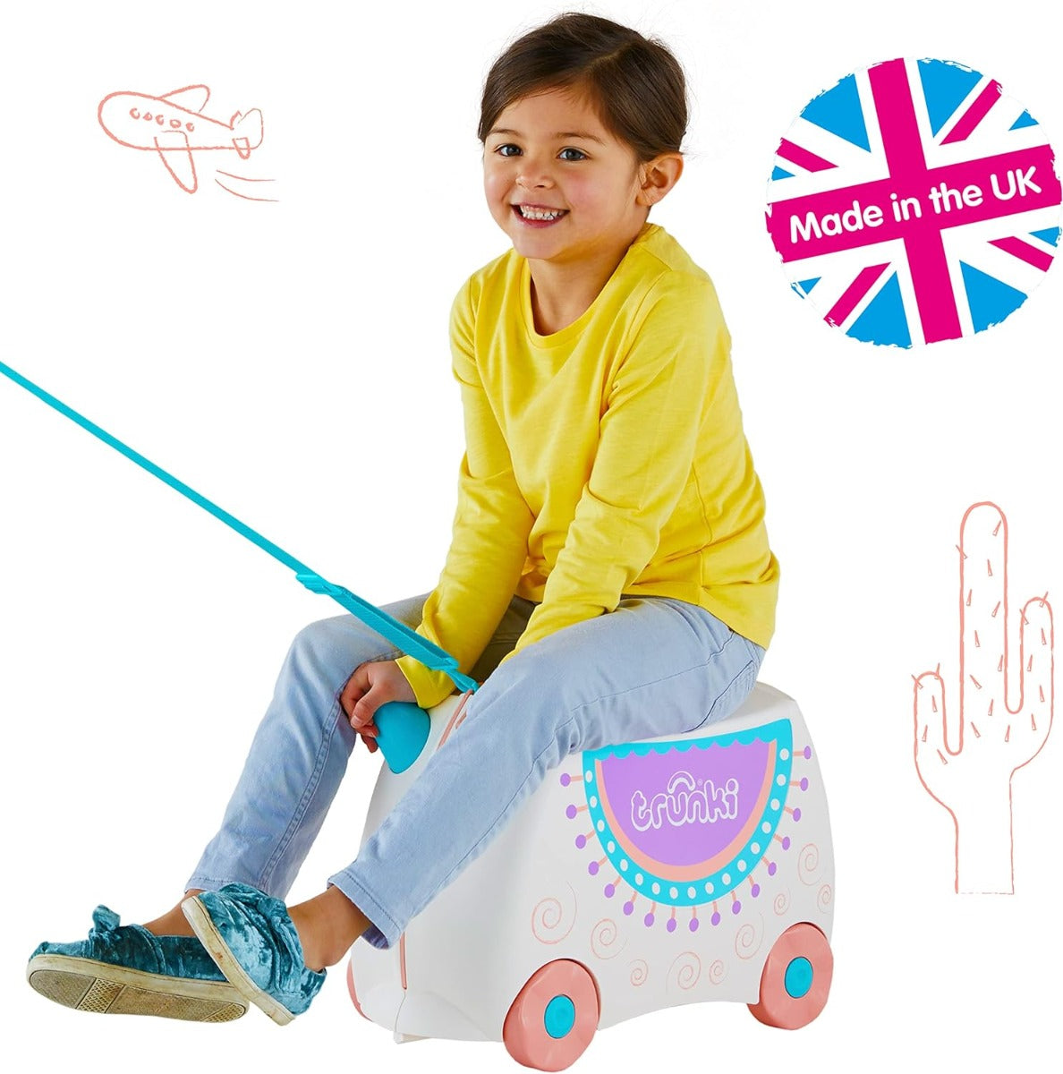 Trunki Ride on Luggage - Lola the Llama