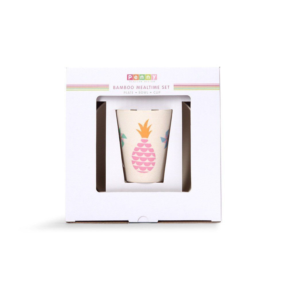 Penny Scallan Kids Bamboo Meal Set - Pineapple Bunting
