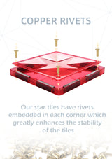 MNTL Classic Star Magnetic Tile 182 Pcs Set