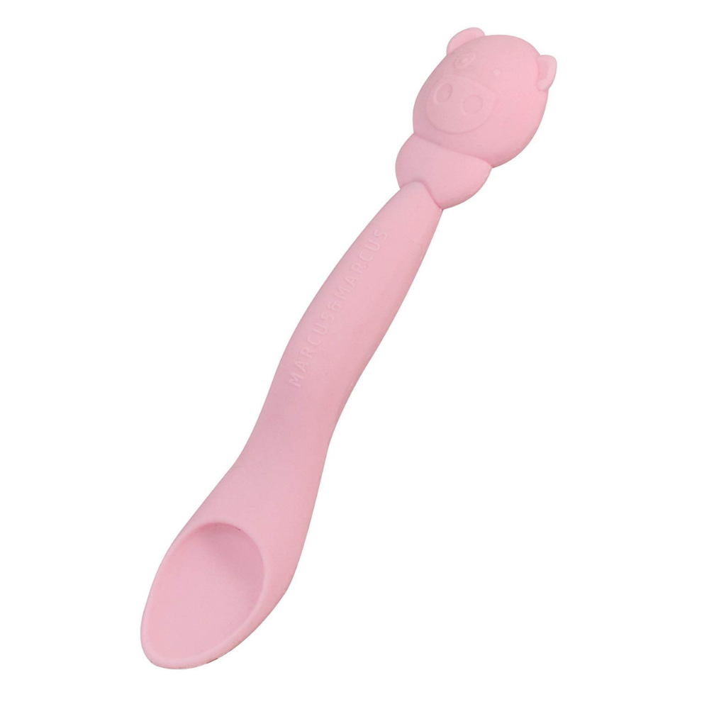 Marcus & Marcus Baby Feeding Spoon - Pink Pokey