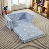 All 4 Kids Space Explorer Glow Flip-Out Double Couch