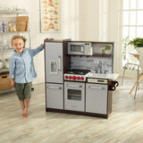 KidKraft Ultimate Elite Espresso Play Kitchen EZ Assembly