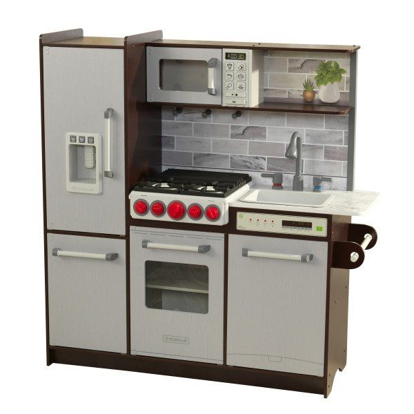 KidKraft Ultimate Elite Espresso Play Kitchen EZ Assembly