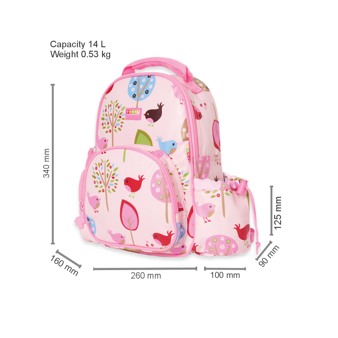Penny Scallan Kids Medium Backpack - Chirpy Bird
