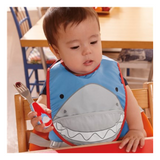 SKIP HOP Zoo Tuck-Away Bib - Shark