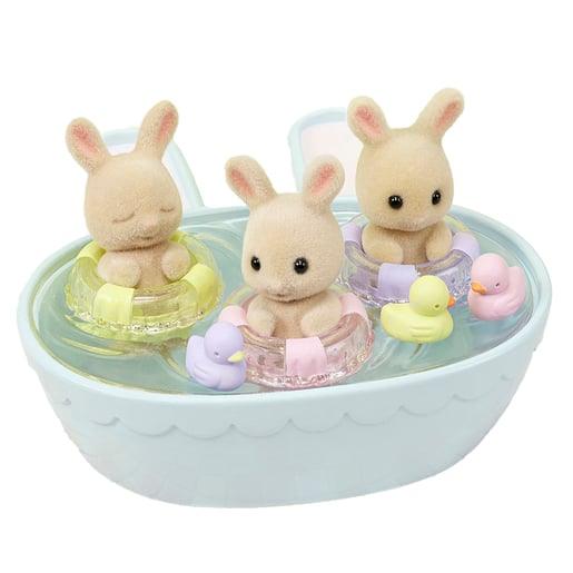 Sylvanian Families-Triplets Baby Bathtime Set