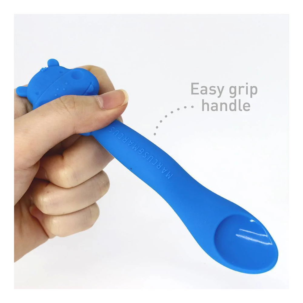Marcus & Marcus Baby Feeding Spoon - Pink Pokey