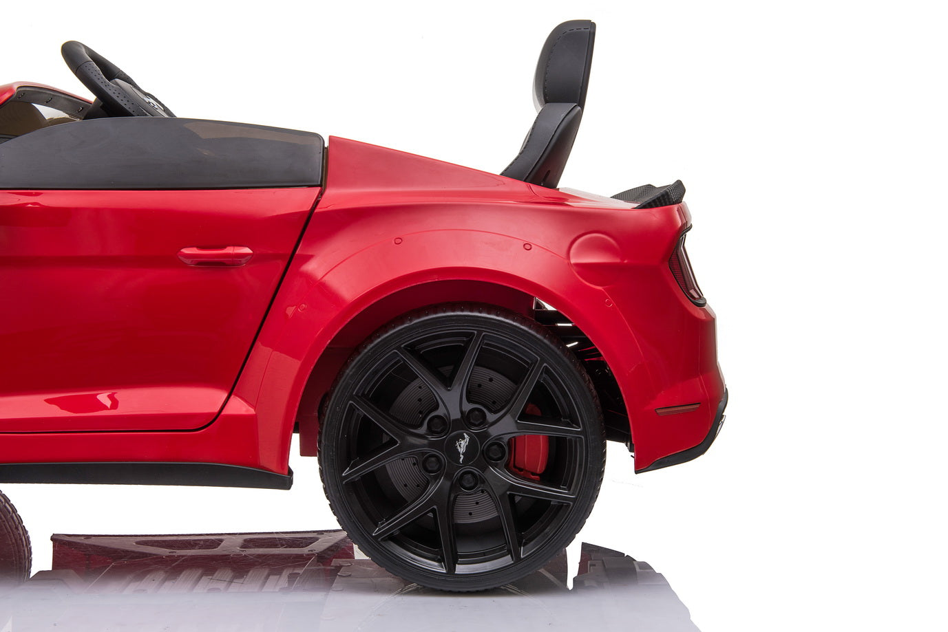 All 4 Kids Licensed Red Ford Mustang Ride On Car