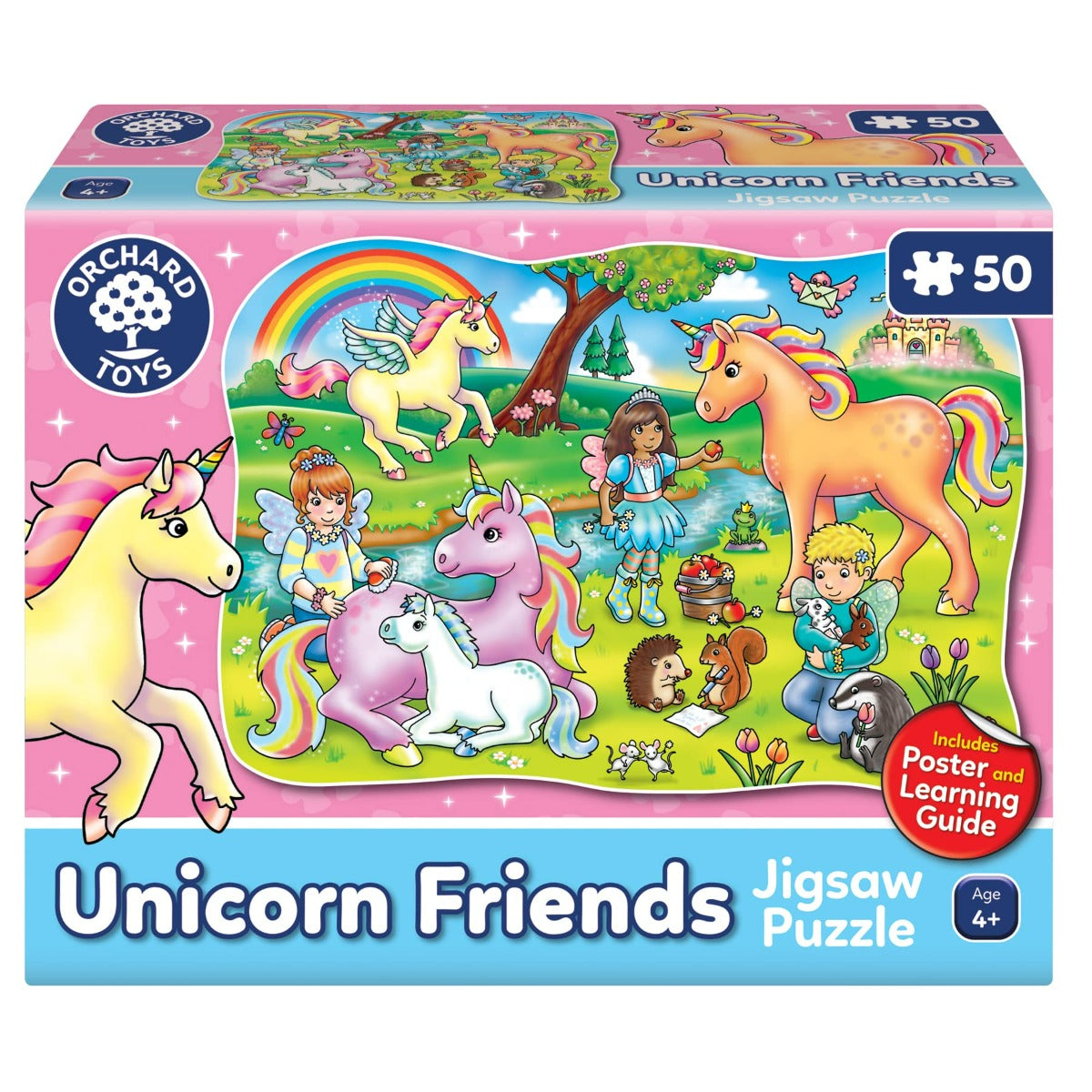 Orchard Toys Jigsaw - Unicorn Friends & Poster 50pc
