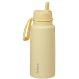 B.Box 1L Insulated Flip Top Drink Bottle - Lemon Twist