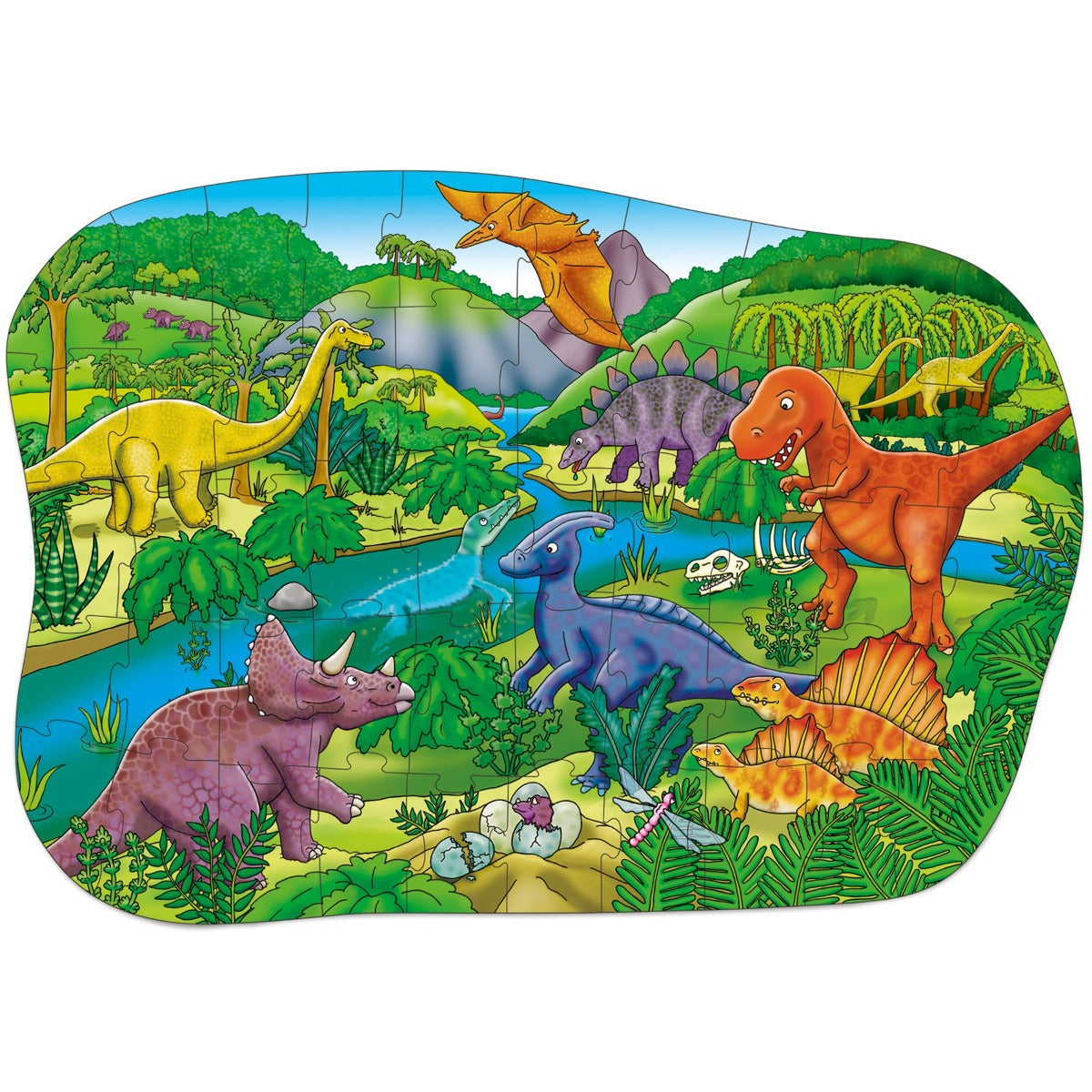 Orchard Toys Jigsaw - Big Dinosaur Shaped Puzzle 5