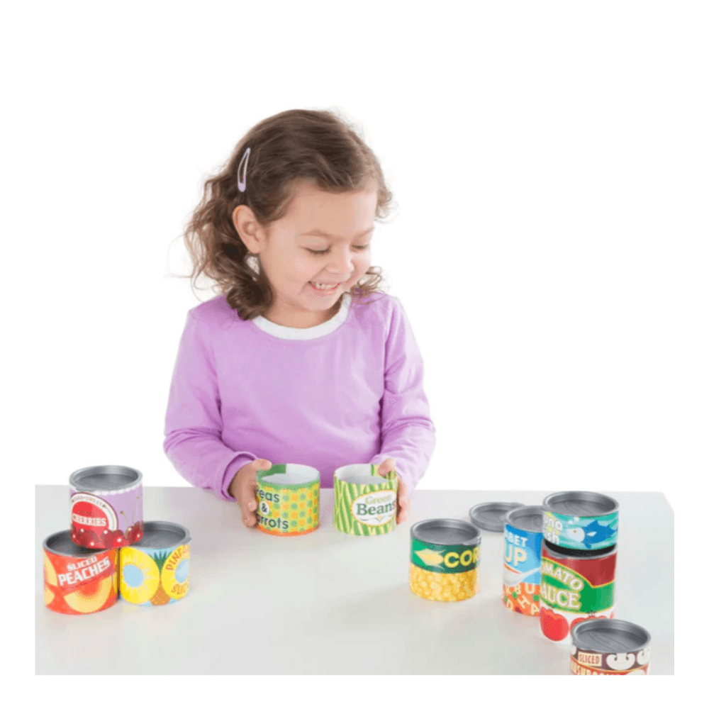 Melissa & Doug Let's Play House! Grocery Cans